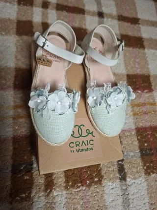 Zapatos Salvia F613 Bienvenida Verde Talla 32