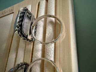 Anillo Plata 925 Ágata Blanca