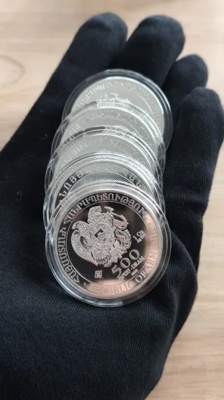 Monedas de Plata 5 x 1 Oz Arca de Noe 2021 NUEVAS
