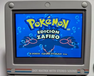 Pokémon Zafiro GBA Cartucho