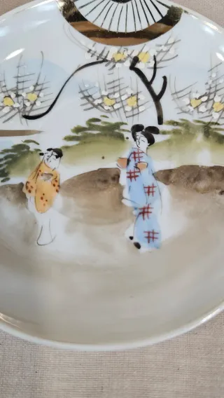 Conjunto café té porcelana antiguo