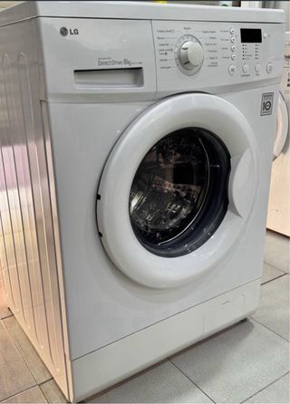 LAVADORA LG DIRECT DRIVE DE 8 KILOS