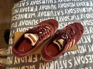 Zapatillas Adidas Casual Rojas y Blancas