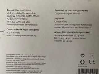 Google Nest Wifi Router y Punto de Acceso