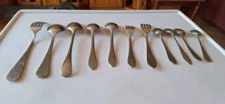 Juego 11 cubiertos Alpaca