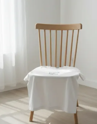 T-shirt girocollo bianca con stampa