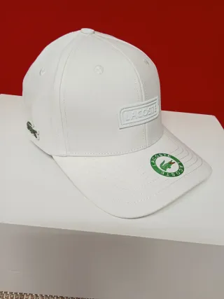Gorra Lacoste Blanca  Tallas Única