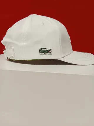 Gorra Lacoste Blanca  Tallas Única