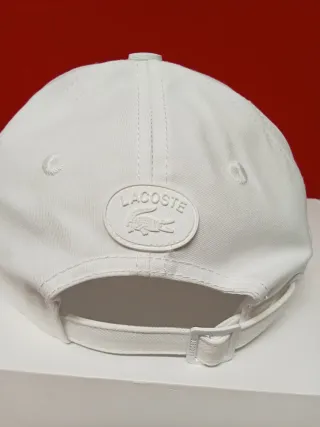 Gorra Lacoste Blanca  Tallas Única