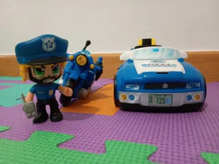PinyPon Action Coche y Moto Policía