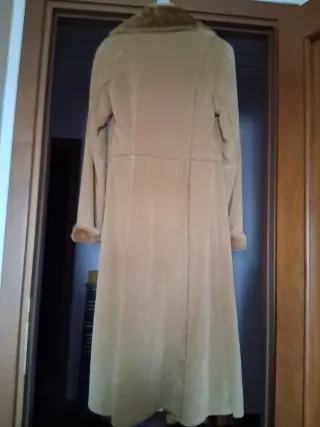 Cappotto simil montone beige/marrone