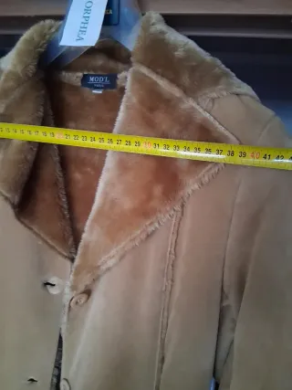 Cappotto simil montone beige/marrone