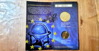 Moneda 12€ 2007 Tratado de Roma Plata. Cartera.