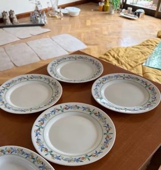 Vajilla 20 Piezas Floral