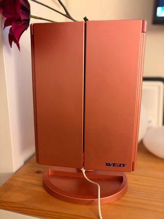 Espejo de Maquillaje con Luz LED y Aumento