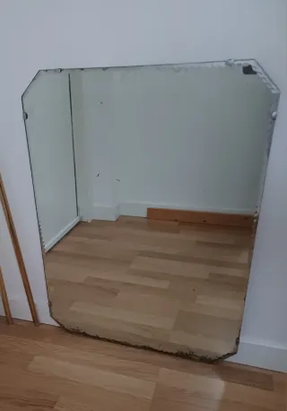 Espejo antiguo biselado