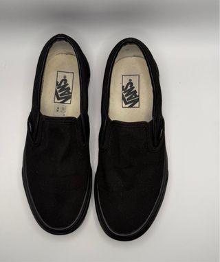 Zapatillas Vans Clásicas Negras Talla 40