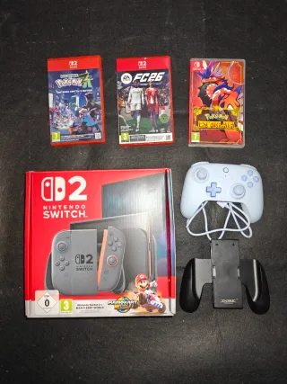 Nintendo Switch 2 mario kart world pokemon FC26