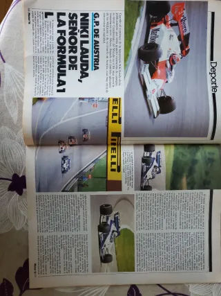 REVISTAMOTOR 16,N°44 1984,42AÑOS,F1-NIKI LAUDA