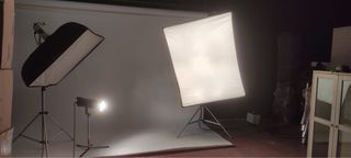 Equipo de estudio fotográfico profesional Vintage.