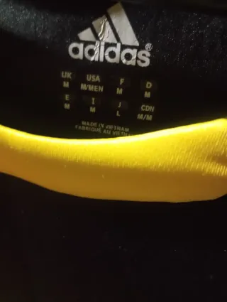 Camiseta Iker Casillas Adidas Negra y Amarilla