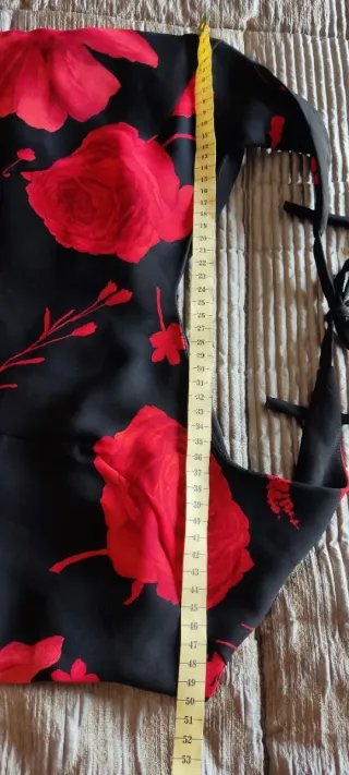 Vestido asimétrico estampado floral