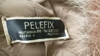 Abrigo de piel PELFIX marrón talla L