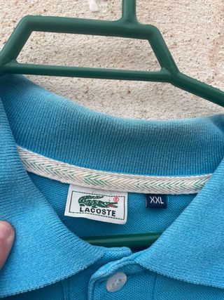 Polo Azul Lacoste Talla L
