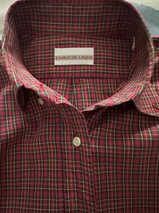 Camisa de cuadros mujer