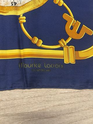 Foulard Maurice Lacroix Blu Oro