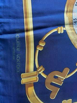 Foulard Maurice Lacroix Blu Oro