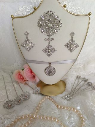 Aderezo Fallera Plata Completo