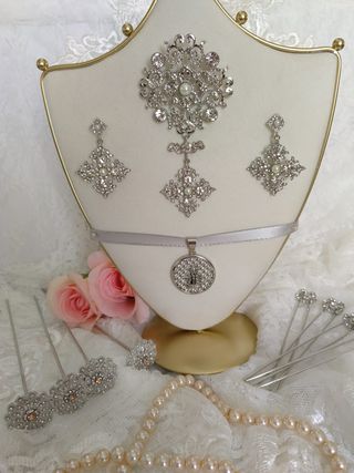 Aderezo Fallera Plata Completo