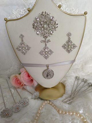 Aderezo Fallera Plata Completo