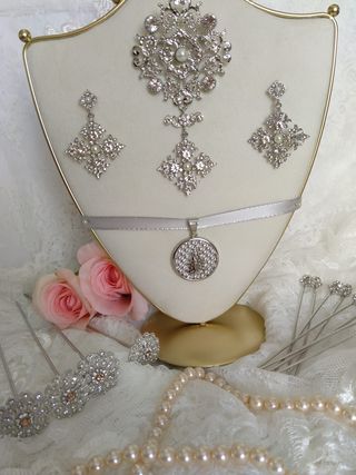 Aderezo Fallera Plata Completo