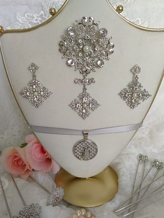 Aderezo Fallera Plata Completo