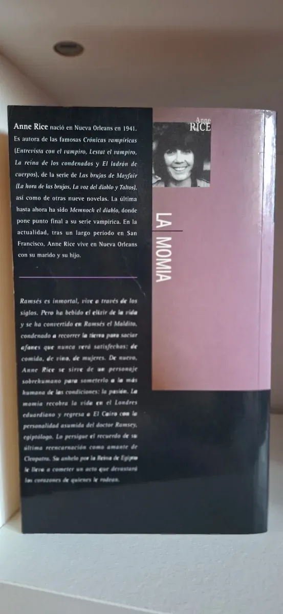 La Momia de Anne Rice