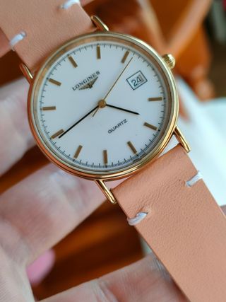 Reloj Longines Dorado y Beige