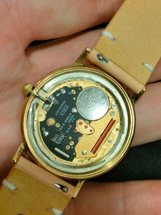 Reloj Longines Dorado y Beige