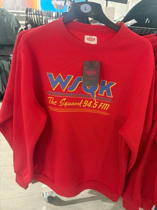 Sudadera WSQK Stranger Things primark roja