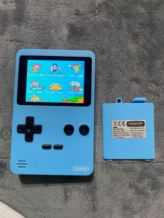 Consola de juegos QSS azul