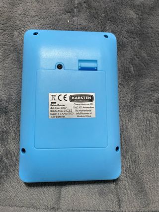 Consola de juegos QSS azul