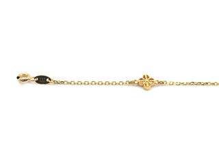 pulsera oro 18k con piedra con malaquita