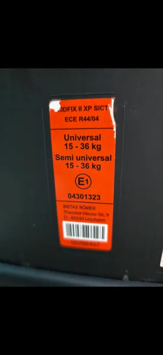 Silla Coche Britax Römer Kidfix II XP Sict