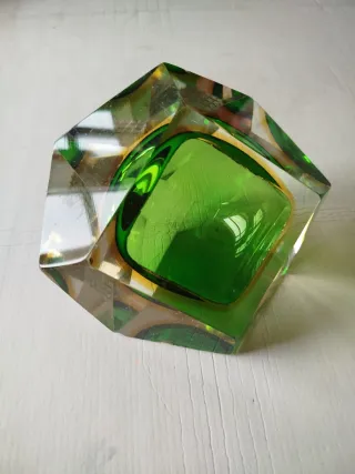 Cenicero Murano Vintage Verde