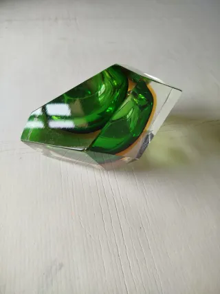 Cenicero Murano Vintage Verde