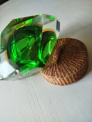 Cenicero Murano Vintage Verde