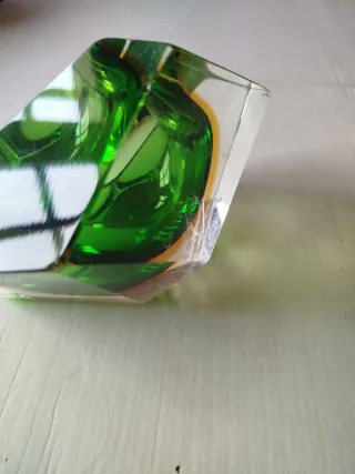 Cenicero Murano Vintage Verde