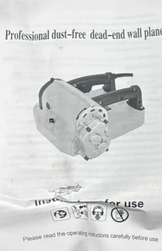 Fresadora de pared profesional sin polvo