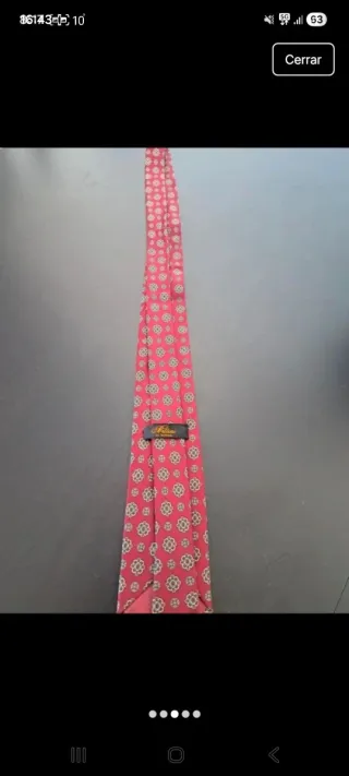 Corbata Bellini Burdeos Estampada